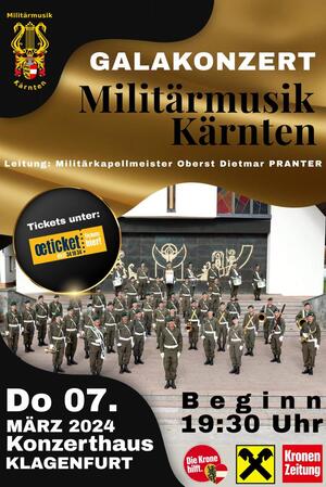 Galakonzert der Militärmusik Kärnten